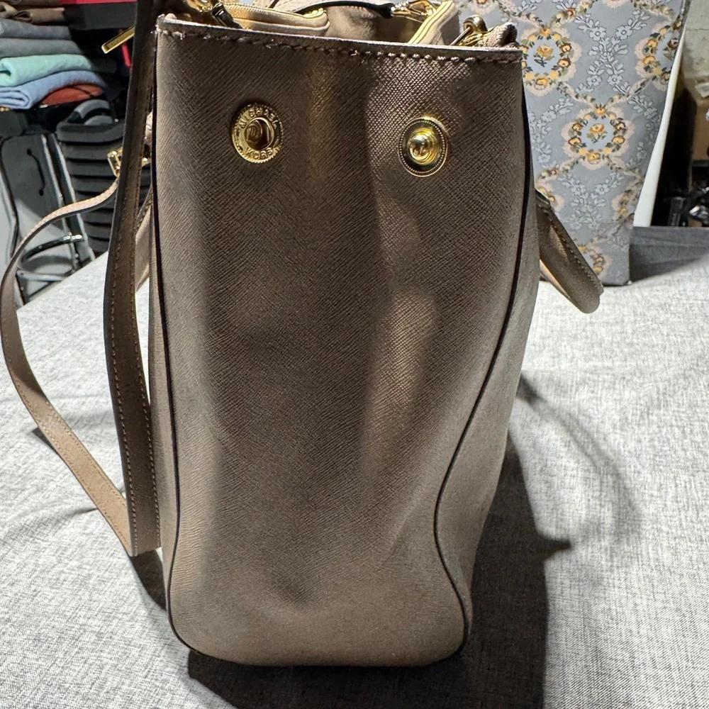 Michael Kors Sutton Leather Top Handle Purse - Picture 4 of 10